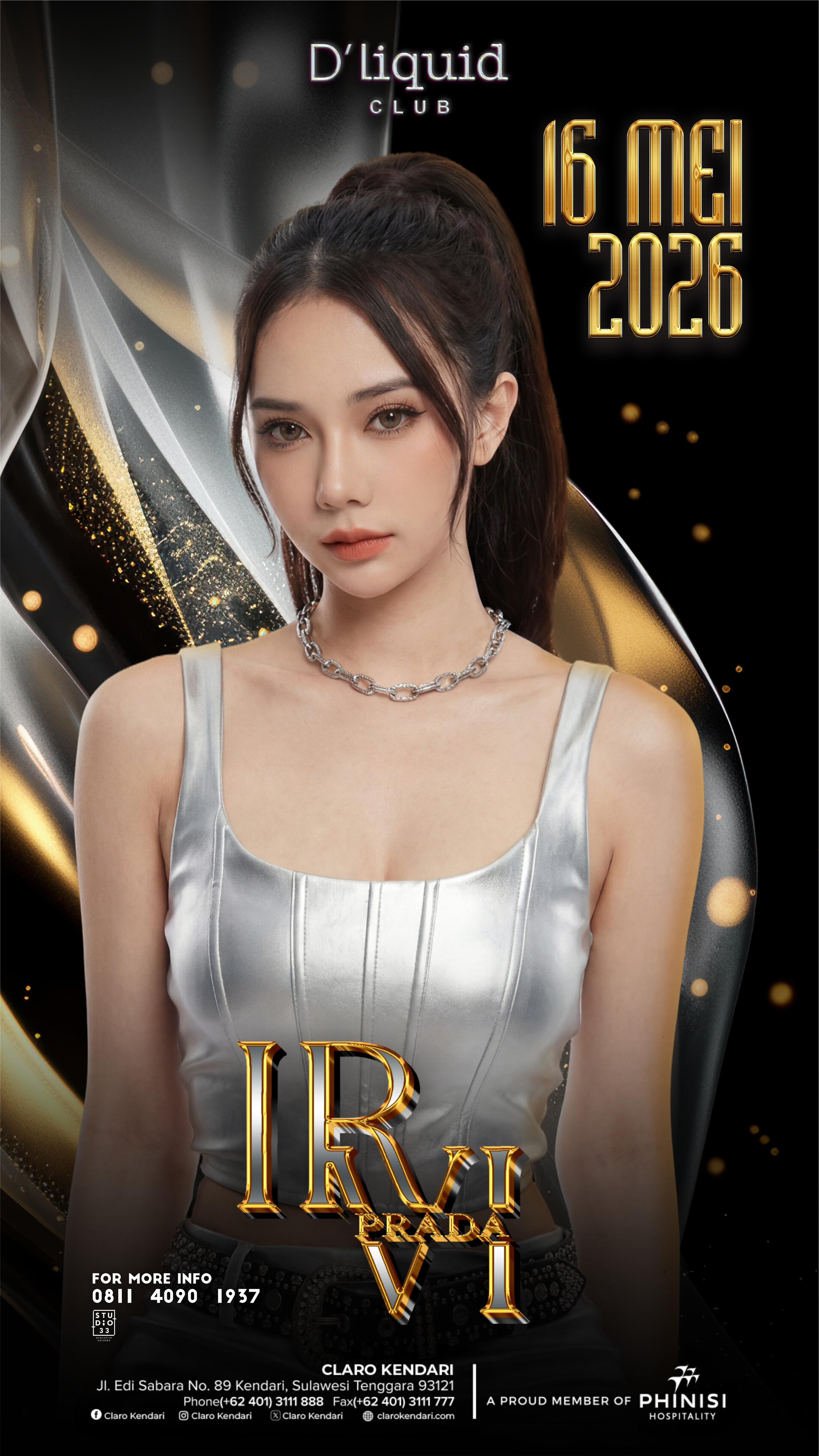 DJ Irvi Prada Siap Tampil di D'Liquid Kendari