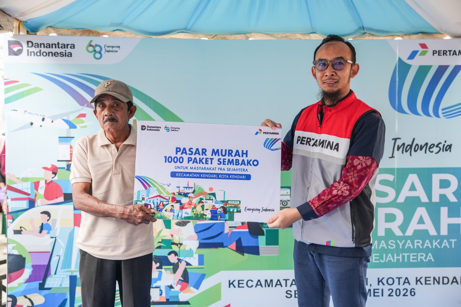 Pertamina Sulawesi Distribusikan 1.000 Paket Sembako Bersubsidi untuk Warga Kendari