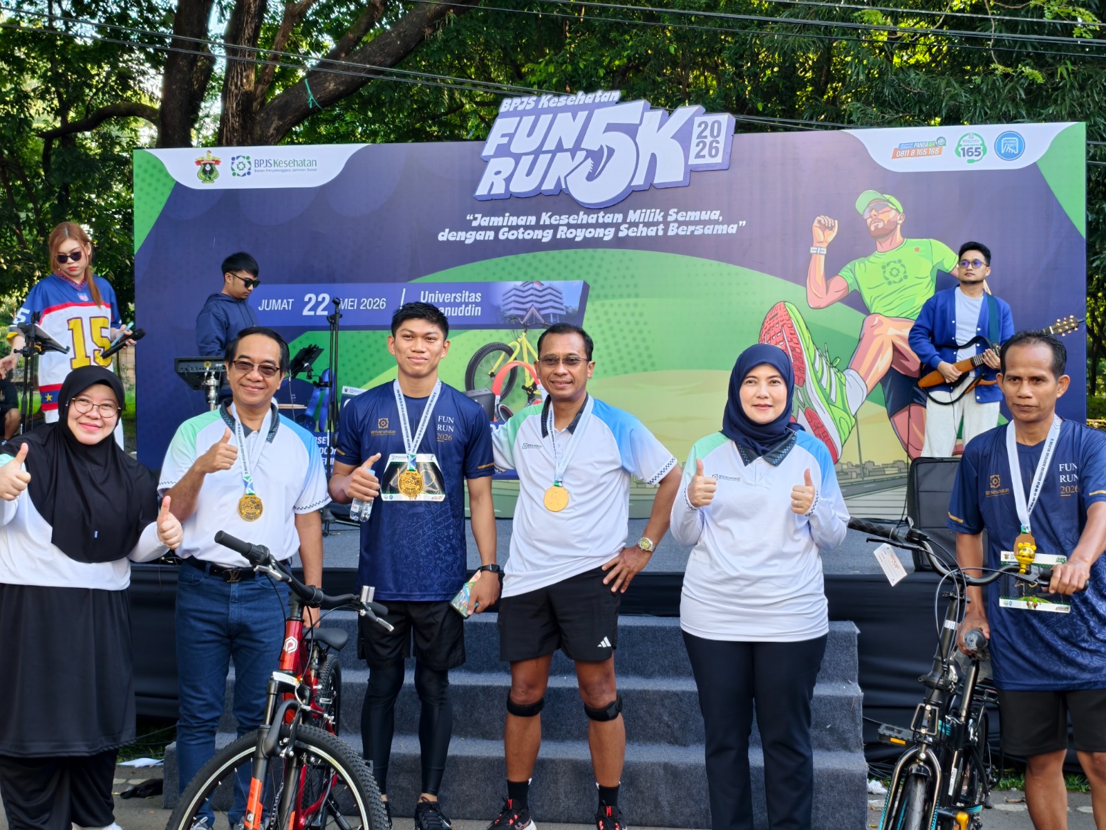BPJS Kesehatan dan Unhas Kampanyekan Hidup Sehat Melalui Fun Run 5K
