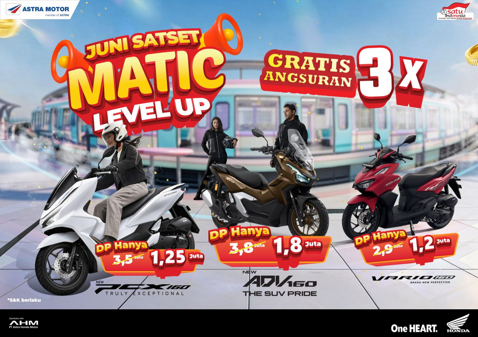 Juni Satset Pakai Honda, Asmo Sulsel Hadirkan Beragam Promo Menarik