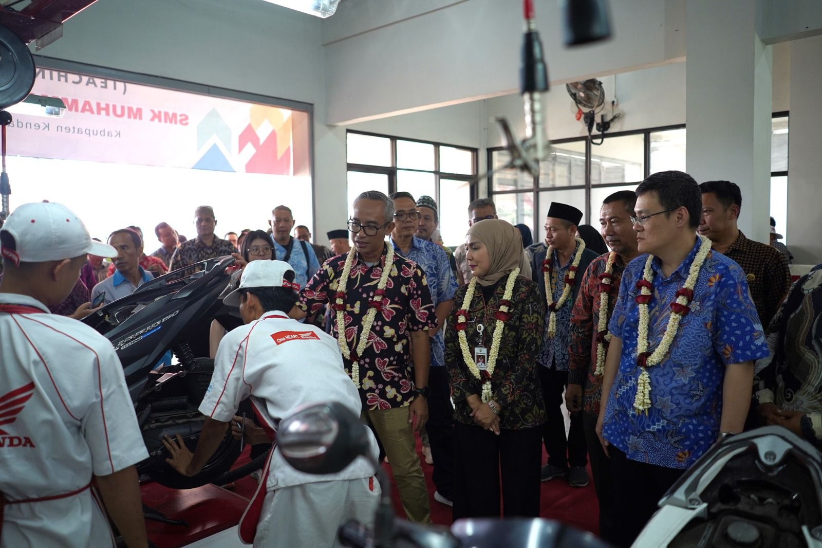 Resmikan Pos AHASS TEFA, AHM Jembatani Siswa Masuki Dunia Industri