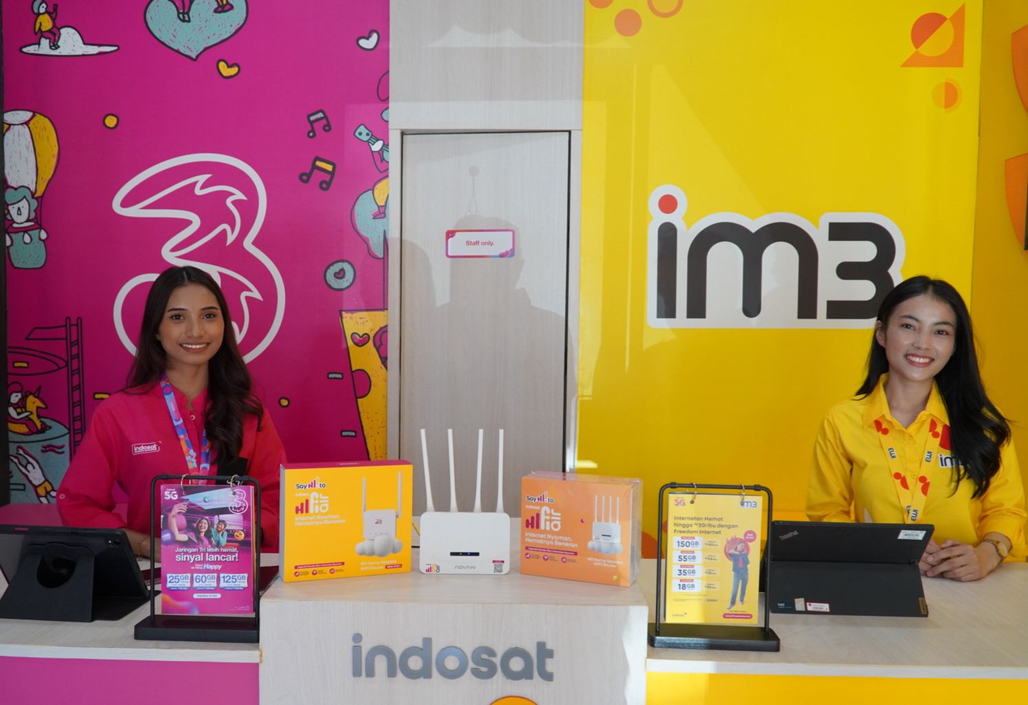 Indosat Buka Gerai Pertama di Kendari yang Satukan Layanan IM3, Tri, dan Indosat HiFi