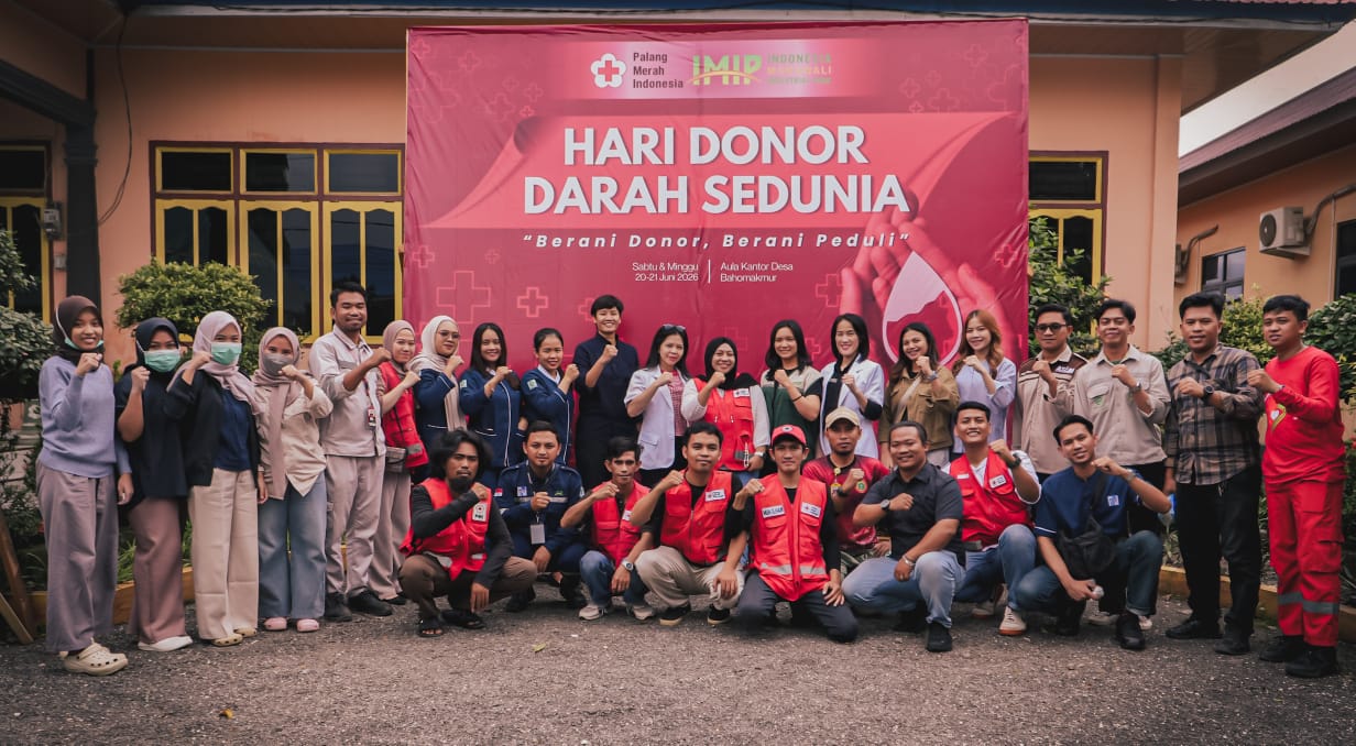 Transfusi Kebaikan, IMIP Bagikan 136 Kantong Darah