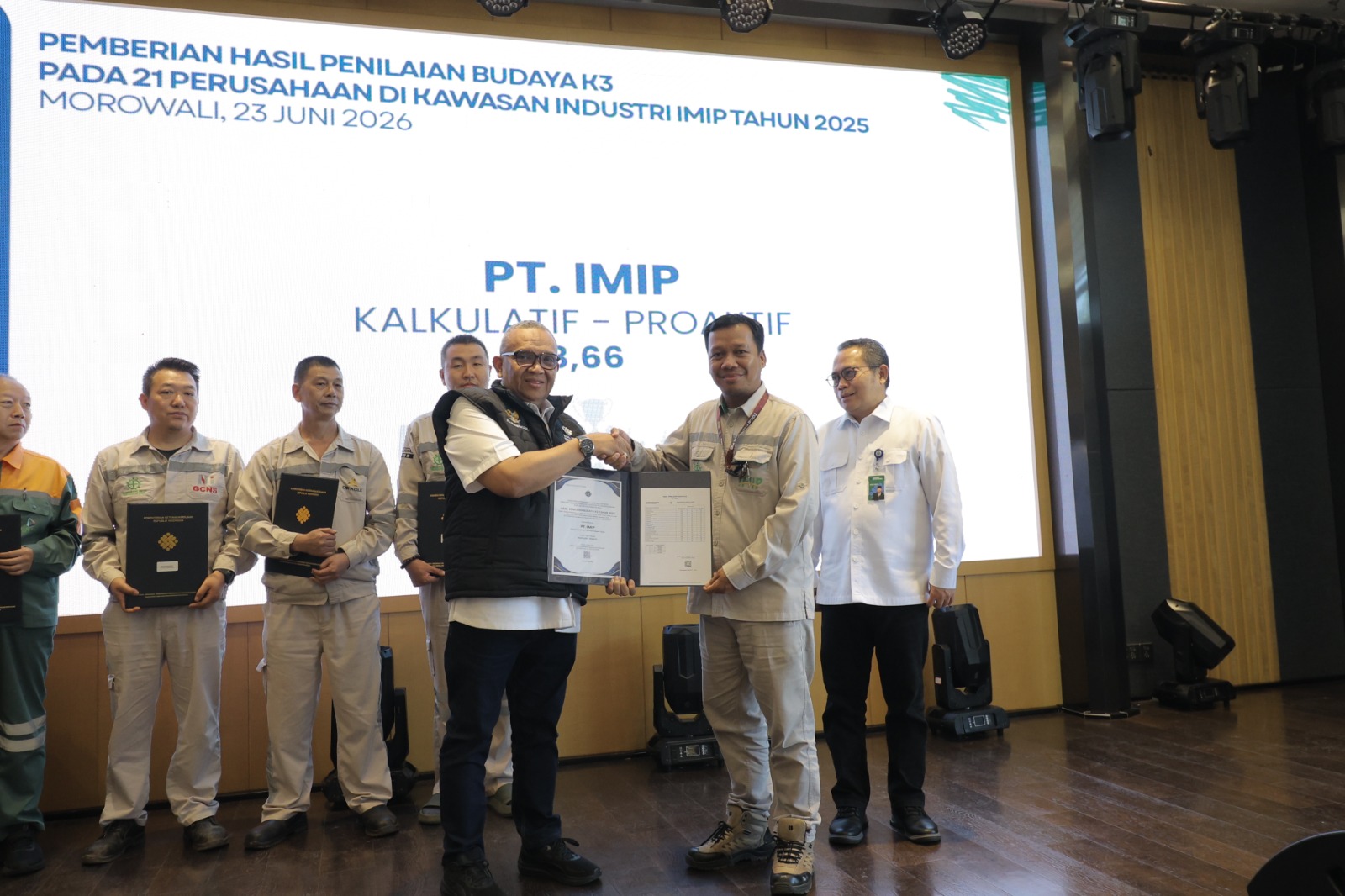 Wamenaker Apresiasi Kolaborasi K3 IMIP, Dukung Penguatan Budaya Keselamatan Kerja