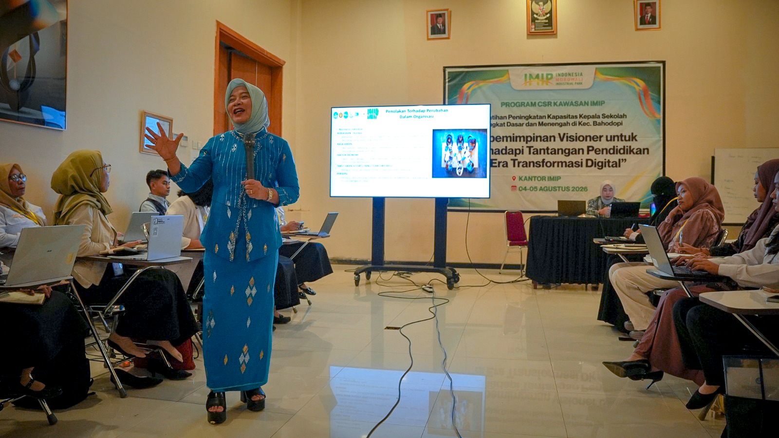 PT IMIP dan Dinas Pendidikan Morowali Kolaborasi Tingkatkan Kapasitas Kepala Sekolah di Bahodopi