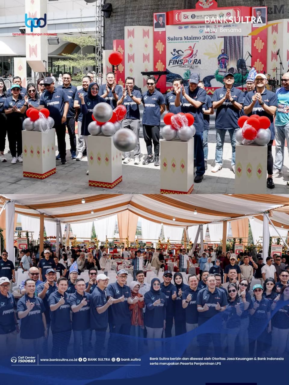 Dorong Sinergi Ekonomi  Finspora 2026 dan Sultra Maimo Berlangsung Meriah